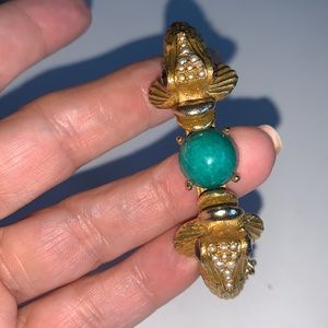 Vintage Double Headed Koi Fish Rhinestone